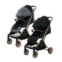 在飛比找momo購物網優惠-【Capella】X9可登機輕量秒收嬰兒推車 2色可選(極致