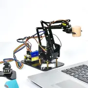 KEYESTUDIO 4DOF Robot Arm Kit for Arduino, Electronic Coding Robotics Arm with S