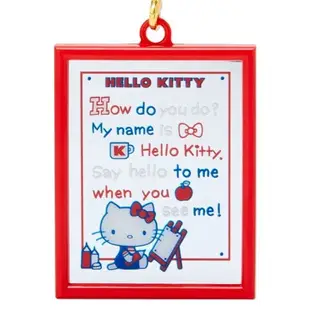 【震撼精品百貨】Hello Kitty 凱蒂貓日本三麗鷗sanrio KITTY迷你隨身鏡鑰匙圈 (紅畫家款)*39462