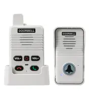 NNEOBA Wireless Voice Duplex Intercom Doorbell (200M Range)