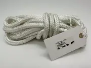 Braided Dock Rope 1/2 X 25ft White Fender Line 44-1635