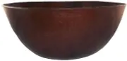 17" Antique Vintage Hammered Copper Arts and Crafts Weathered Bowl
