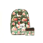 Loungefly Disney Robin Hood Characters Floral Mini Backpack and Cardholder Set