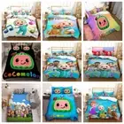 Cocomelon JJ Family Quilt/Duvet/Doona Cover Bedding Set Pillowcase Single Double