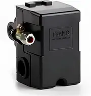 Air Compressor Pressure Switch,Heavy Duty Air Compressor Pressure Switch Control,LF10-4H Air Compressor Pressure Switch Replacement 135-175 PSI 20A Rating Universal Pump Pressure Switch Control Valve