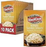 Idahoan Mashed Potatoes, Buttery Golden Selects, 4.1 Ounce (Pack of 10) by Idahoan