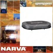 Narva 12 / 24V Eurotech Mini LED Light Box -Amber Flange Base Clear Smoked Lens