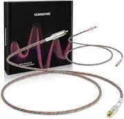 UCINNOVATE High-end HiFi RCA Cable, 2X RCA Audio Cable 1m / 3.28Ft Stereo Cable RCA Male to Male with Gold-Plated Connectors, 2PCS RCA Cable for One Stereo System, Home Theater, Speakers