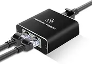 RJ45 Ethernet Splitter 1 to 2 Out, NEWCARE 1000Mbps Network Splitter with USB Power Cable, Gigabit LAN Splitter Connector for Cat 5/5e/6/7/8, Network Hubs Support Two Devices Working Simultaneously
