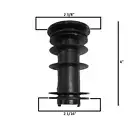 2 1/16" x 2 3/8" Plastic Insert Bushing for Swivel Chair or Bar Stool Lot of 150