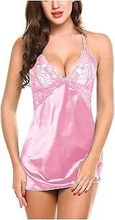[Generic] plus Size Women Lingerie Nightgown Set Pajamas Lingerie Sexy Bustier Garter Corset Lingerie for Women