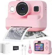 Kids Camera Instant Print,1080P Kids Instant Cameras That Print Photos