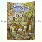 Mexico hispanic art Alfredo Ramos Martinez women farm tapestry cloth poster