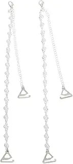 [WESIEVYA] Adjustable Length Pearl Bra Straps Shoulder Support Bras Extenders for Women