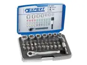 Britool - 1/4in Bit Socket + Accessory Set 39 Piece