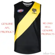 RICHMOND TIGERS AFL FOOTBALL BURLEY SEKEM SLEEVELESS MENS GUERNSEY JUMPER 2XL
