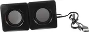 1 Pair Mini Household Speakers Computer Speaker Magnetic Portable Small Speaker Audio Desktop Plug Speaker for Computers Desktop abs Cell Phone Small Speakers