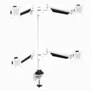 Desky Quad Monitor Arm - White