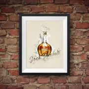 Jack Daniel's Old No. 7 Whiskey - Original Wall Art Decor