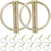 16pcs Tractor Safety Pin Tractor Accessories Truck Parts Trailer Parts Tractor Linch Tractor Lynch Pin Linch Pin Lock Prime Lynch Pin Pin Fastener Professional Lynch Pin