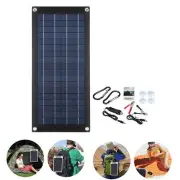 Solar Panel Charger Charges Car For Caravan Van Boat Batteries Anywhere