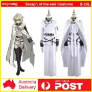 Seraph of The End Vampire Mikaela Hyakuya Cosplay Costume Adult Uniform Full Set
