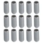 Screw Thread Protector Cover Rubber End Caps for Screw 3/16"(5mm) ID/Grey/50pcs