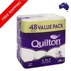 Quilton 3 Ply Toilet Tissue, 180 Sheets per Roll, 48 Rolls Bulk Pack
