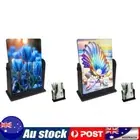 Special Shape Blue Tulips Table Top Diamond Painting Mirror Kit for Adults