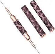 FOMIYES Nail Liner Brush Pen Double Ended Nail Art Drawing Tool for and Compact for Home and Salon Use