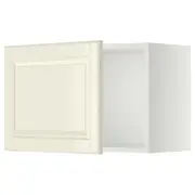 METOD wall cabinet, white/Bodbyn off-white, 60x37x40 cm