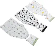 ERINGOGO 3Sets Hat Soft Cotton Newborn Sleep Sack for Boys Breathable Wraps for Spring Autumn Versatile Essentials for Hospital Home Use