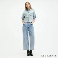 在飛比找momo購物網優惠-【ALLSAINTS】BLAKE 高腰九分牛仔褲寬褲 W05