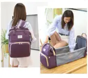 Diaper Bag with Changing Station Backpack Crib