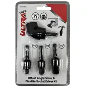 Ultra Tuff Angle Driver and Adjustable Socket Adaptor Kit
