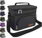 Insulated Lunch Bag for Women/Men - Reusable Lunch Box for Office Picnic Hiking