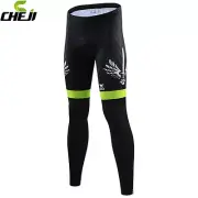CHEJI Sword Padded Cycling Tights Men's Bike Bicycle Cycle Long Coolmax Pants