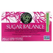 Triple Leaf Tea, Sugar Balance, & Women's Tonic with Dong Quai & Mulberry, Caffeine-Free, 20 Tea Bags, 1.34 oz (38 g)