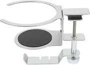 CONGARTENO Adjustable Headphone Hanger with Cup Holder Multipurpose Hook for Desk Storage Easy Installation Rotary Design Hang Headphones Bags Keys and More