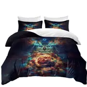 Cool Art Aurowla Space Owl Quilt Cover