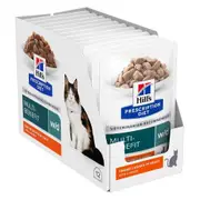 Hills Prescription Diet w/d Multi Benefit Cat Food Pouches 12 x 85g