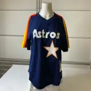 MITCHELL & NESS Houston Astros Practice Jersey Men's Size M Navy