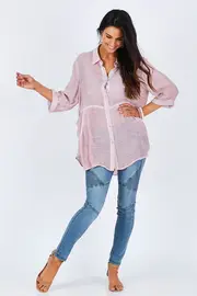 Button Through Overshirt--CLA-34851
