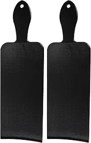 Highlighting Board Balayage 2 Pieces Paddle Hair Dye Brush Flat for Hair Dyeing DIY Hairdresser Tint Tool (Size L)
