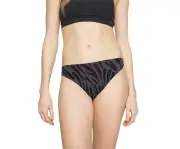 Adidas Sport Micro Cut Free Thong Womens Underwear Size L, Color: Black Animal