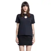 [MONCLER GENIUS] T-shirt con occhielli in collaborazione con Willow Smith Black