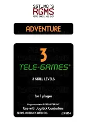 Atari 2600/Sears Tele-Games Replacement Label - Adventure