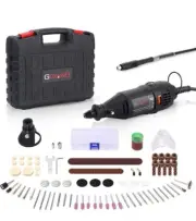 NEW GOXAWEE Rotary Tool Kit with MultiPro Keyless Chuck and Flex Shaft - 140pcs