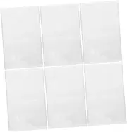 Generic 12pcs Card Holders for Organizing Cards Label Holder Postal Wallet Storage Boxes Card Holder for Men Clear Removable Labels Envelopes Flash Business Card Holder Display Tag Cup PVC