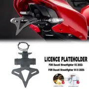 Rear Tail Tidy Fender For Ducati Streetfighter V4 V4S V2 License Plate Holder